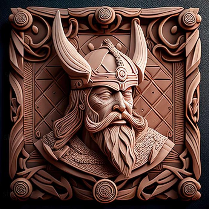 3D model Volgarr the Viking game (STL)